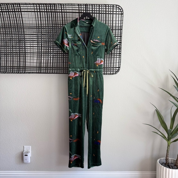 Rachel antonoff jewel velour duck jumpsuit - Picture 1 of 12